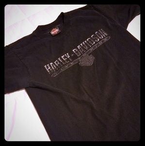 EUC men's XL Harley Davidson black T-shirt